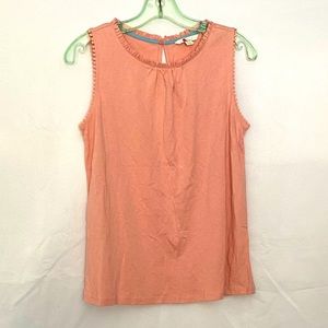 Boden pink sleeveless shirt